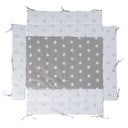 Paracolpi bianco/grigio in misto cotone 96 cm Little Stars – Roba