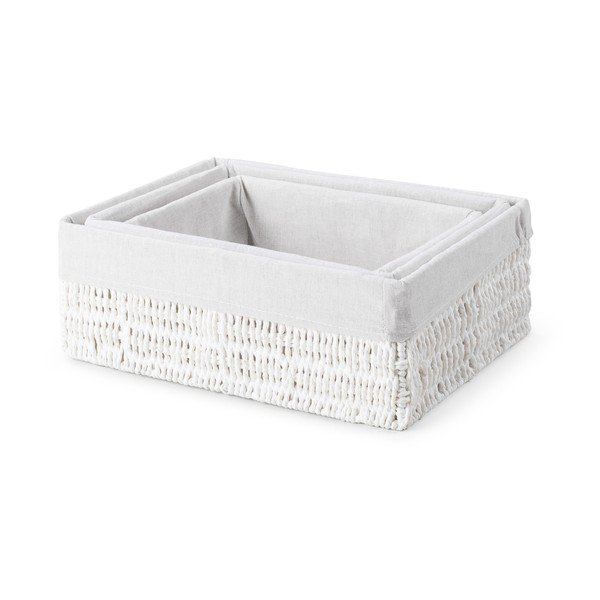 Cestini di paglia in set da 3 - Compactor-image-4
