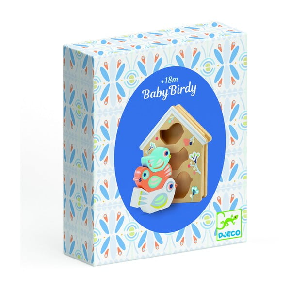 Puzzle in legno per bambini Casa dell'uccello - Djeco-image-2