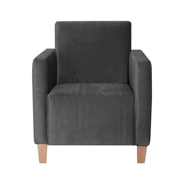 Poltrona Milla Velvet antracite - Max Winzer-image-1