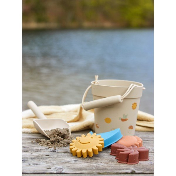 Set con paletta secchiello e formine per sabbia Agnes - Bloomingville Mini-image-1