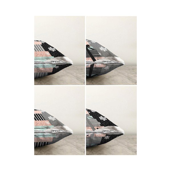 Federe natalizie in set da 4 55x55 cm Merry Christmas - Mila Home-image-1