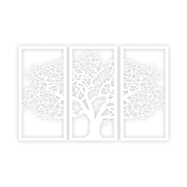 Albero solido bianco in 3 pezzi - Evila Originals