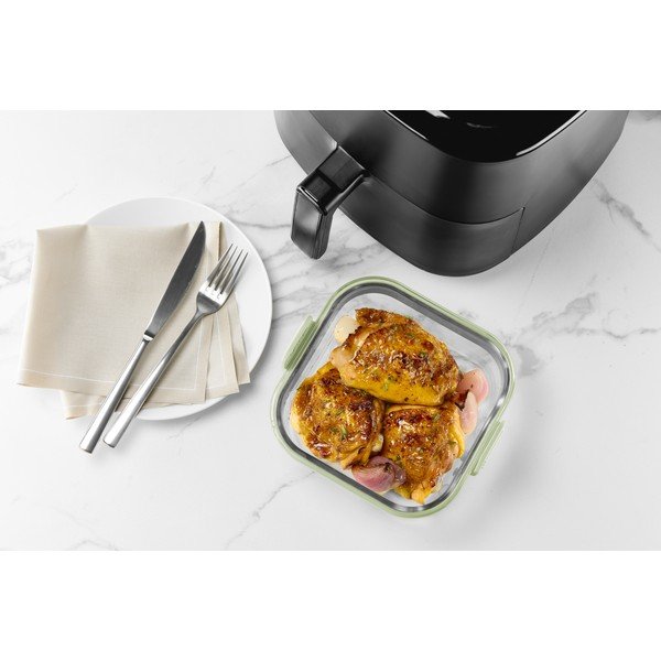 Stampo da forno in vetro 18,5x17,5 cm – Lékué-image-4