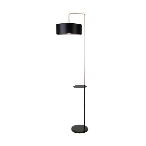 Lampada da terra nera (altezza 172 cm) Impact - Candellux Lighting