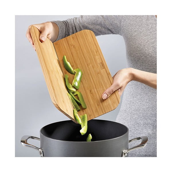 Tagliere pieghevole in bambù Bambù, 32,5 x 27 cm Chop2Pot - Joseph Joseph-image-4