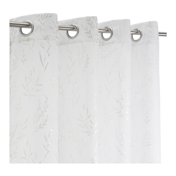 Tenda sottile bianca/argentata 140x260 cm Buds – Casa Selección-image-2