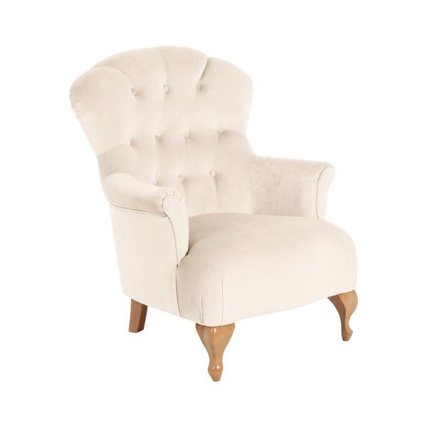 Poltrona crema Camilla Velor - Max Winzer