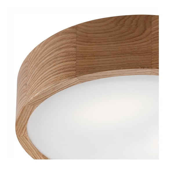 Lampada da soffitto marrone con paralume in vetro ø 37 cm Eveline - LAMKUR-image-3