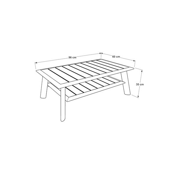 Tavolo da giardino 60x96 cm Spring - Ezeis-image-3