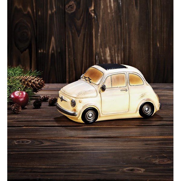 Decorazione luminosa da tavolo bianca a forma di auto Ford 500 Nostalgi - Markslöjd-image-1