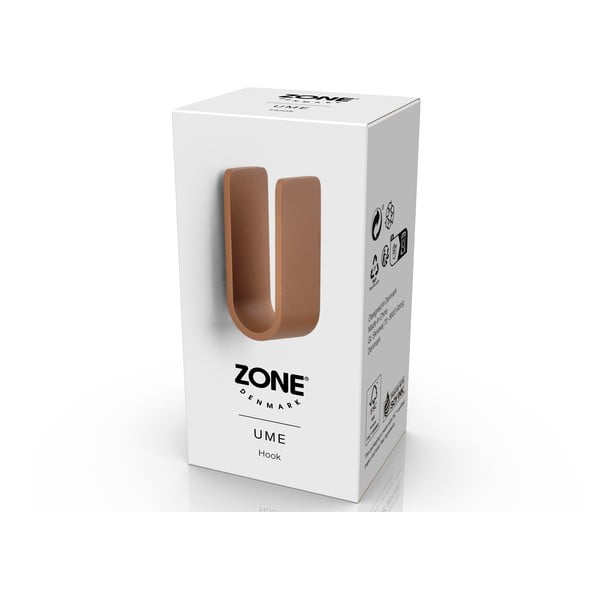 Gancio da parete color terracotta in metallo Ume – Zone-image-3