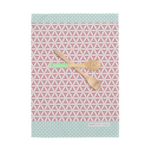 Set di 2 asciugamani da cucina in cotone Basic , 70 x 50 cm Floral Branch - Happy Friday-image-3