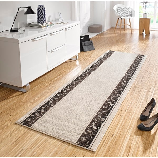 Tappeto marrone/beige 350x80 cm Plant - Hanse Home-image-1