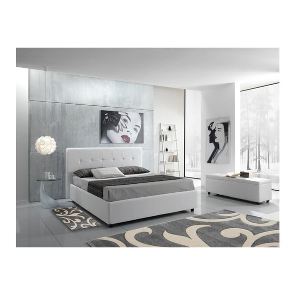 Tappetino bagno grigio 60x110 cm Damasko - Tomasucci-image-1