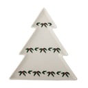 Piatto da portata color crema in gres a tema natalizio Berry – Bloomingville