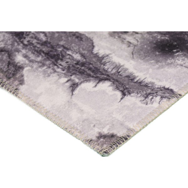 Tappeto grigio lavabile 200x80 cm - Vitaus-image-2