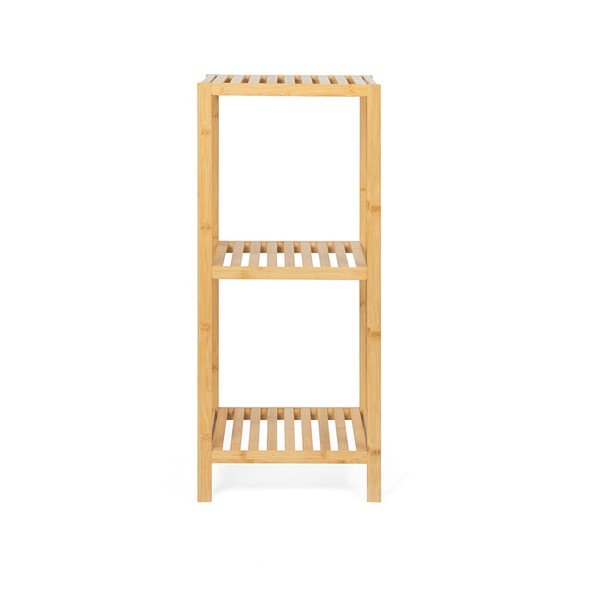 Scaffale per il bagno di colore naturale in bambù 37x83 cm Skaren – Bonami Essentials-image-2