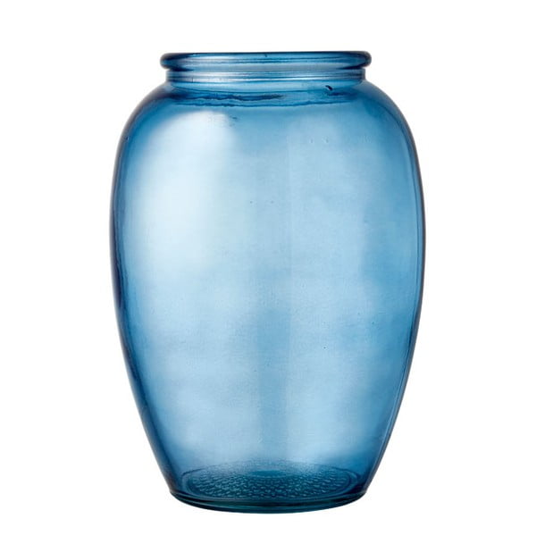 Vaso in vetro blu Kusintha - Bitz
