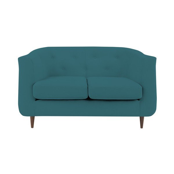 Tyrkysová pohovka Kooko Home Love, 125 cm