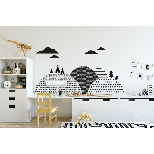Adesivo murale Scandi, 155 x 50 cm Mountains - Dekornik-image-1