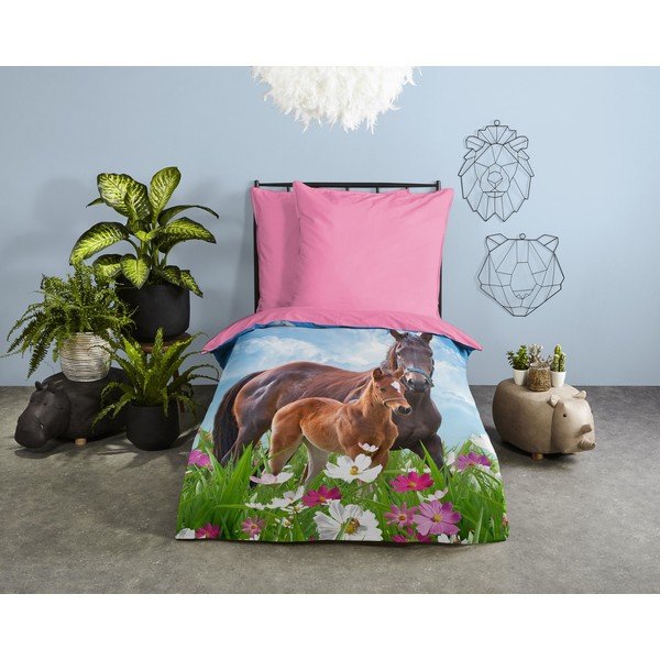 Biancheria da letto per bambini in cotone per letto singolo 140x200 cm - Good Morning-image-1