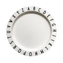 Piatto bianco per bambini, ø 20 cm Eat & Learn - Design Letters