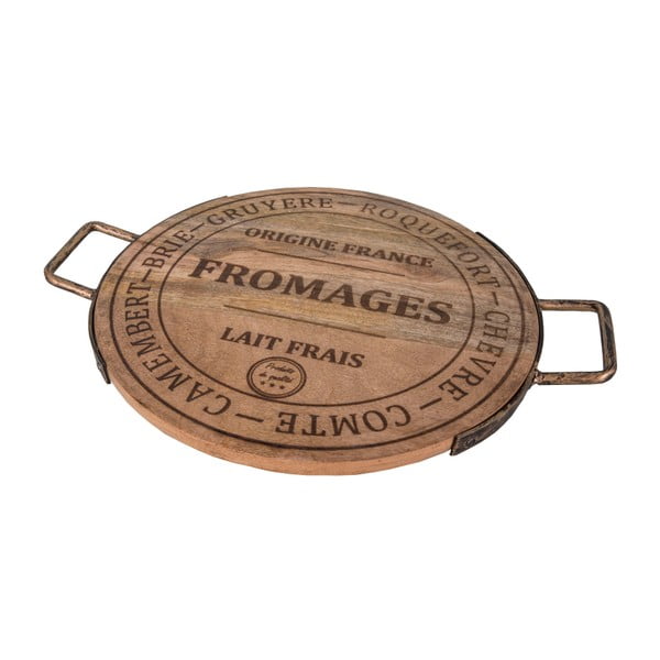 Tagliere in legno per formaggi Fromage, ⌀ 36 cm - Antic Line