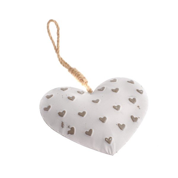 Cuore decorativo in metallo appeso Cuore di Pasqua - Dakls