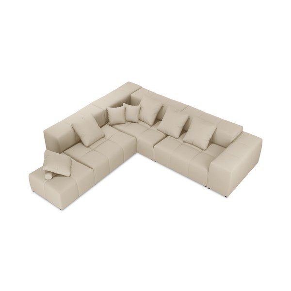 Divano angolare beige (variabile) Rome - Cosmopolitan Design-image-3