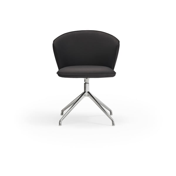 Set di sedie da pranzo nera in imbottito 2 pz Add – Teulat-image-1