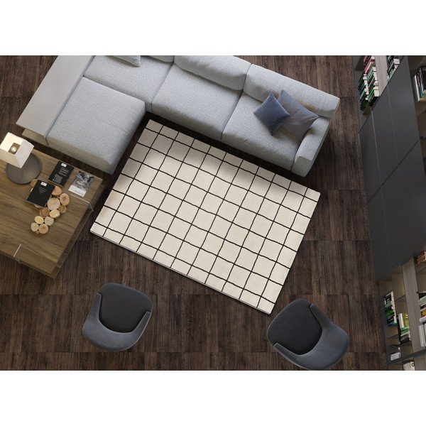 Tappeto beige 120x170 cm Touza – Universal-image-1