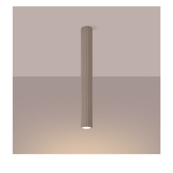 Faretto grigio tortora in metallo Gleam – Sollux-image-1