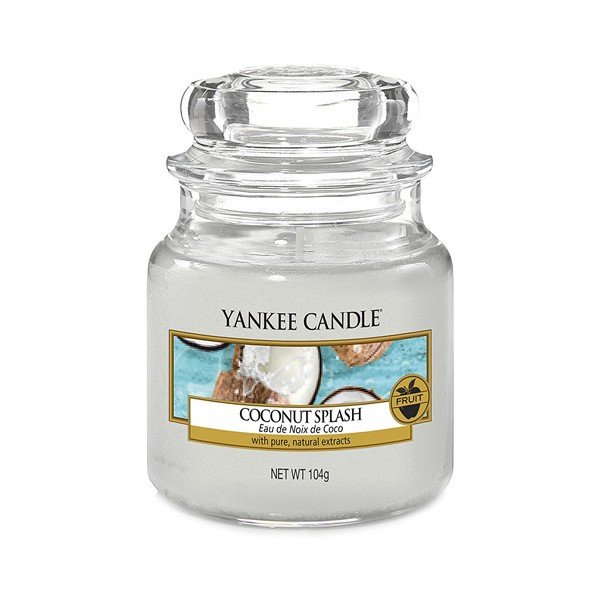 Vonná svíčka Yankee Candle Kokosové Osvěžení, doba hoření 25 - 40 hodin