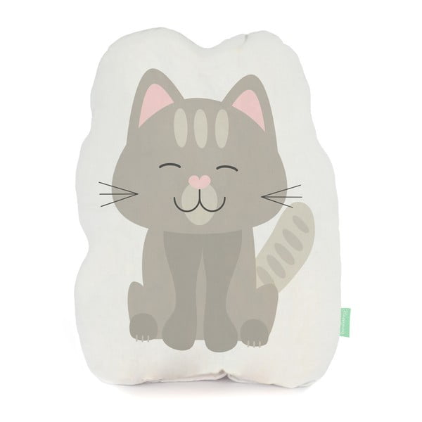 Cuscino in puro cotone Happynois Kitty, 40 x 30 cm - Mr. Fox