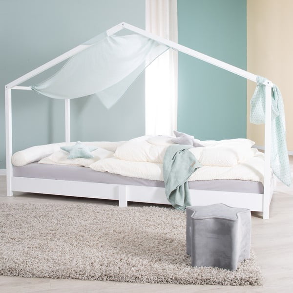 Letto bianco per bambini 90x200 cm Montessori - Roba-image-2