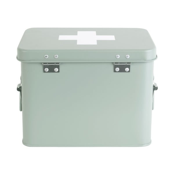 Armadietto dei medicinali in metallo verde menta Medicina, larghezza 21,5 cm - PT LIVING-image-4