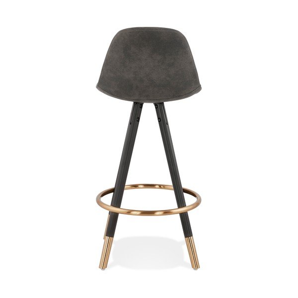 Sedia mini bar, grigia, altezza seduta 65 cm Bruce - Kokoon-image-4