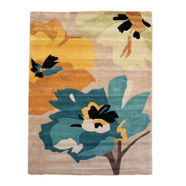 Tappeto Bloom 120x170 cm, blu - Flair Rugs-image-1