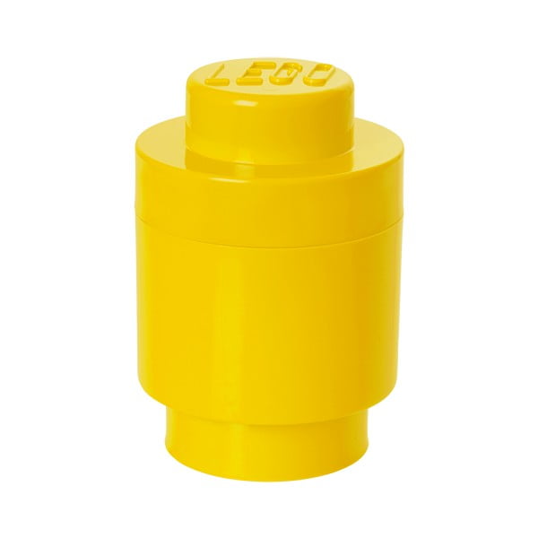 Scatola rotonda gialla, ⌀ 12,5 cm - LEGO®