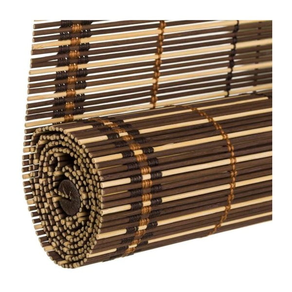 Tenda a rullo in bambù marrone scuro 160x180 cm Natural Life - Casa Selección-image-2