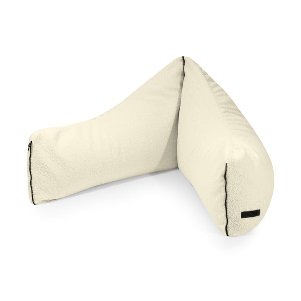 Pouf a sacco per bambini grigio chiaro con rivestimento in bouclé Clip Clap 90 – SLOWDOWN-image-2