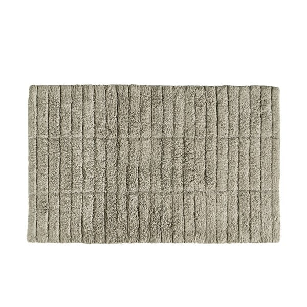 Tappetino da bagno verde e beige 80x50 cm Tiles - Zone