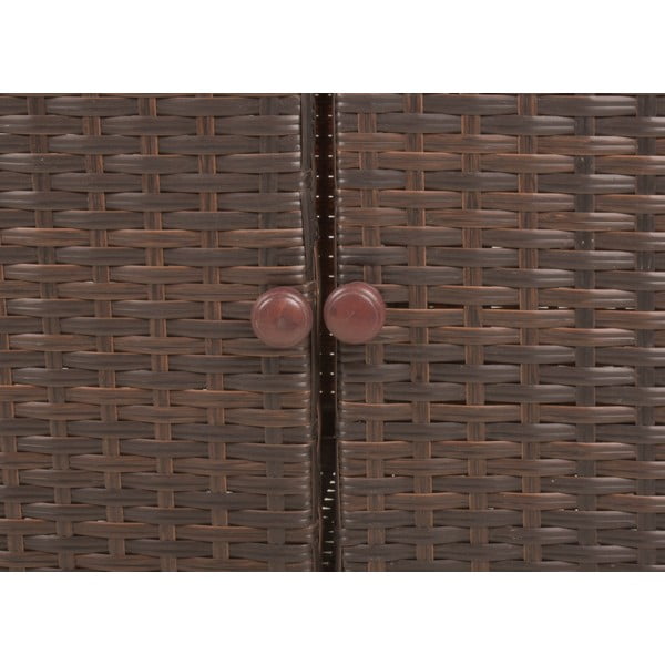 Credenza da giardino in rattan 90x50 cm Padua - Garden Pleasure-image-3