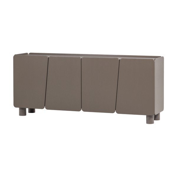 Credenza marrone in pino massiccio 200x85x45 cm Root – WOOOD