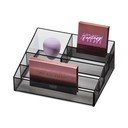 Organizzatore da bagno nero opaco per cosmetici in plastica riciclata Nail Station - iDesign