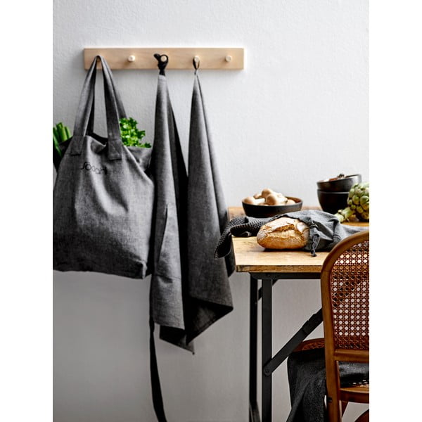 Asciugamano da cucina in cotone grigio, 50 x 70 cm Chambray - Södahl-image-1