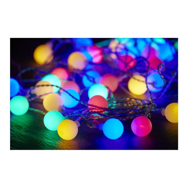 Catena luminosa colorata Partylights , lunghezza 7,35 m Berry - Star Trading