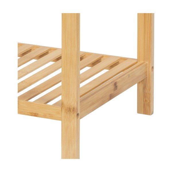 Scaffale per il bagno di colore naturale in bambù 37x83 cm Skaren – Bonami Essentials-image-4