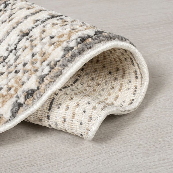 Tappeto rotondo beige 140x140 cm Camino - Flair Rugs-image-2